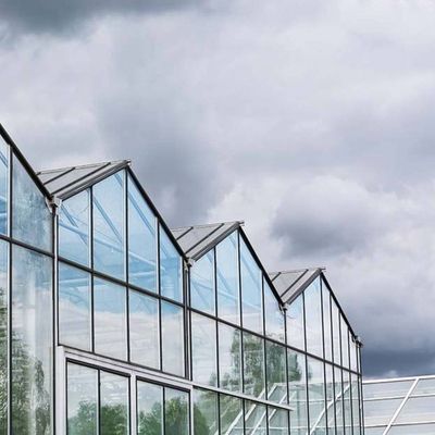 9.6m 10.8m 12m span venlo prefab glass greenhouse indoor for vegetable hydroponic